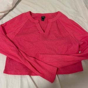 hot pink target long sleeve top